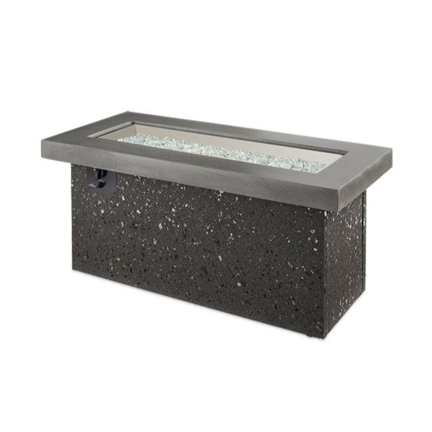 The Outdoor GreatRoom Company Key Largo 54" Midnight Mist Linear Gas Fire Pit Table