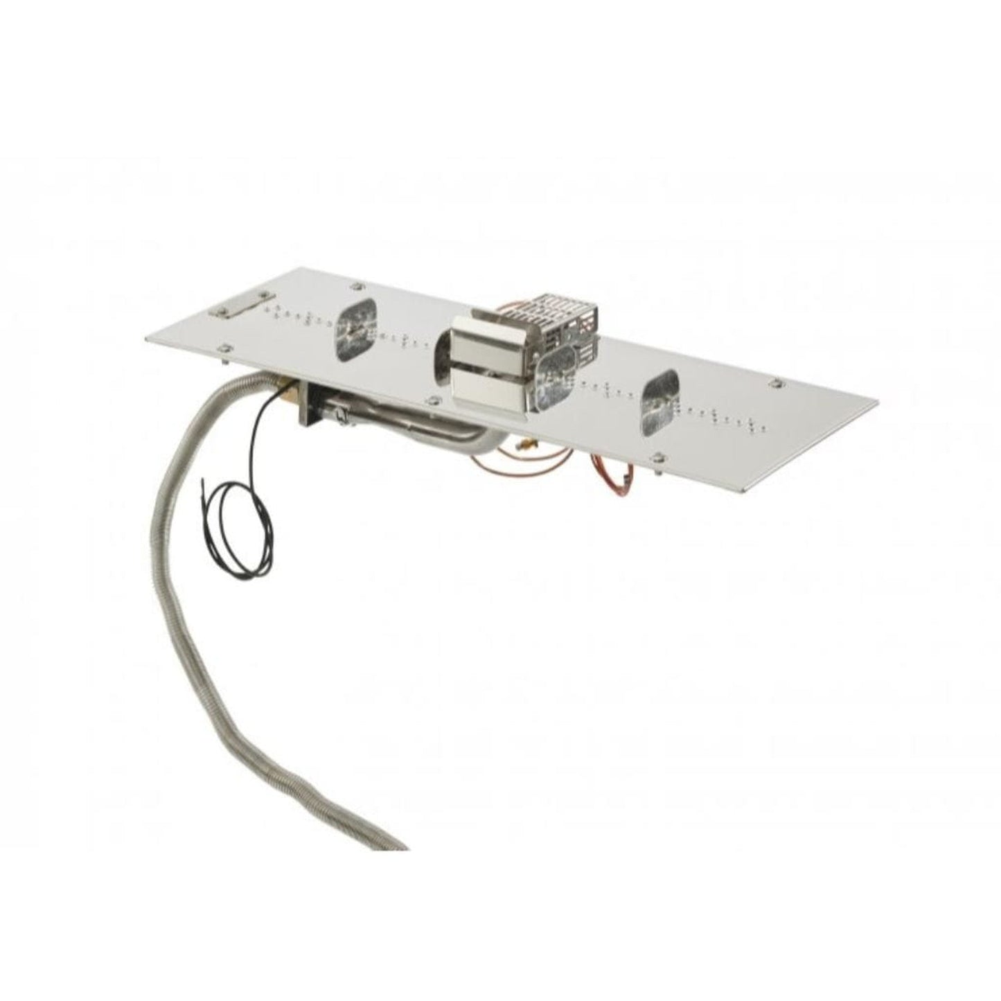 The Outdoor GreatRoom Company Linear Stainless Steel Crystal Fire Plus Gas Burner Insert
