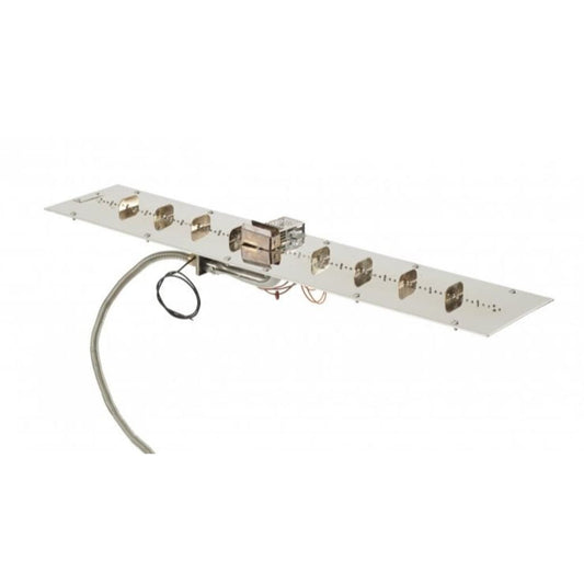 The Outdoor GreatRoom Company Linear Stainless Steel Crystal Fire Plus Gas Burner Insert