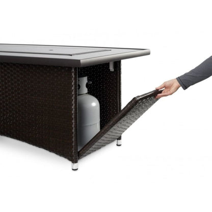 The Outdoor GreatRoom Company Montego 59" Balsam Linear Gas Fire Pit Table