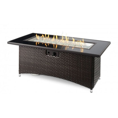 The Outdoor GreatRoom Company Montego 59" Balsam Linear Gas Fire Pit Table