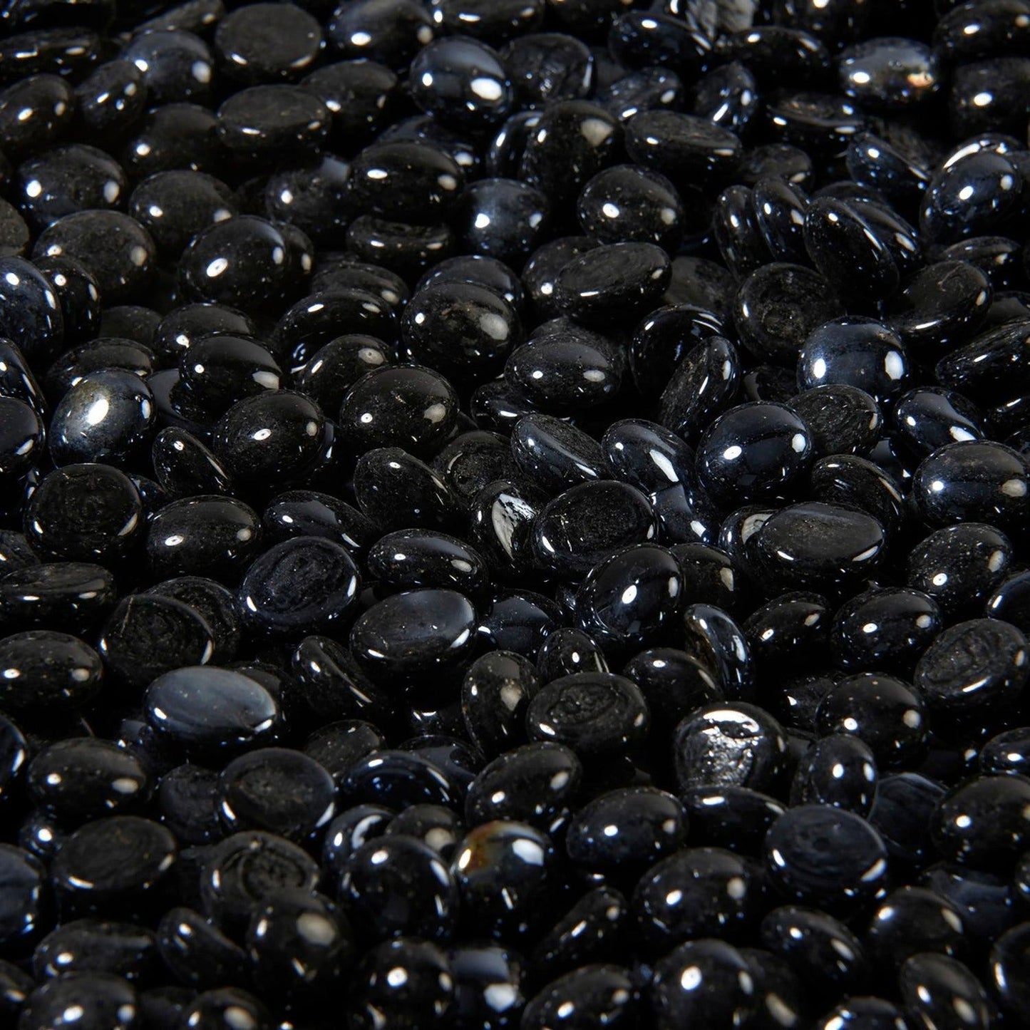 The Outdoor GreatRoom Company Onyx Tempered Fire Glass Gems - 15 lb kit