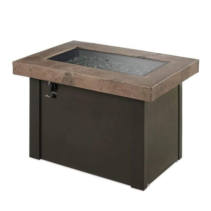 The Outdoor GreatRoom Company Providence 32" Rectangular Supercast Fire Table