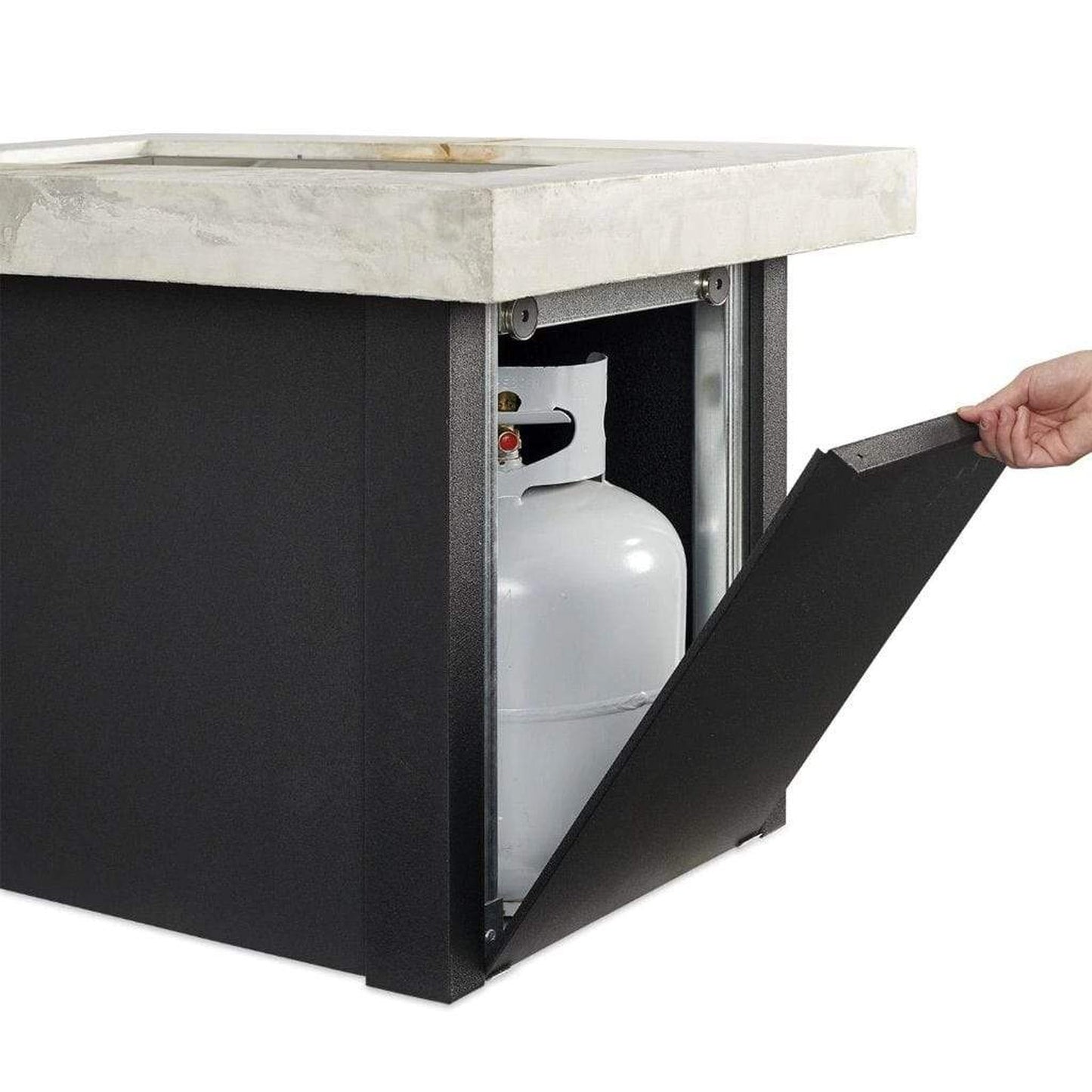 The Outdoor GreatRoom Company Providence 32" Rectangular Supercast Fire Table