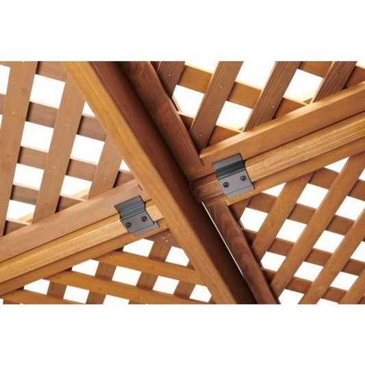 The Outdoor GreatRoom Company Redwood Wood Lattice for 12' x 16' Sonoma Arched Wood Pergola