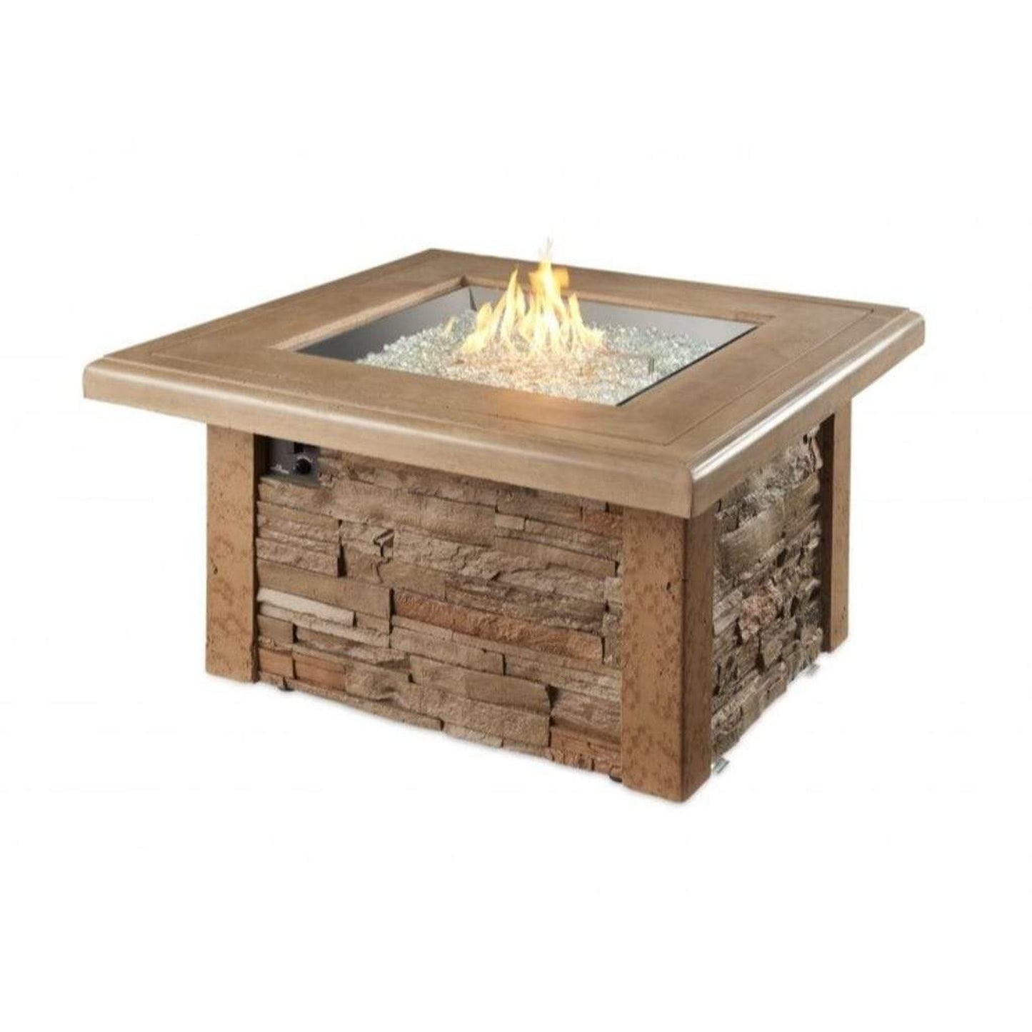 The Outdoor GreatRoom Company Sierra 43" Square Gas Fire Pit Table