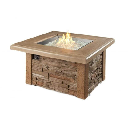 The Outdoor GreatRoom Company Sierra 43" Square Gas Fire Pit Table