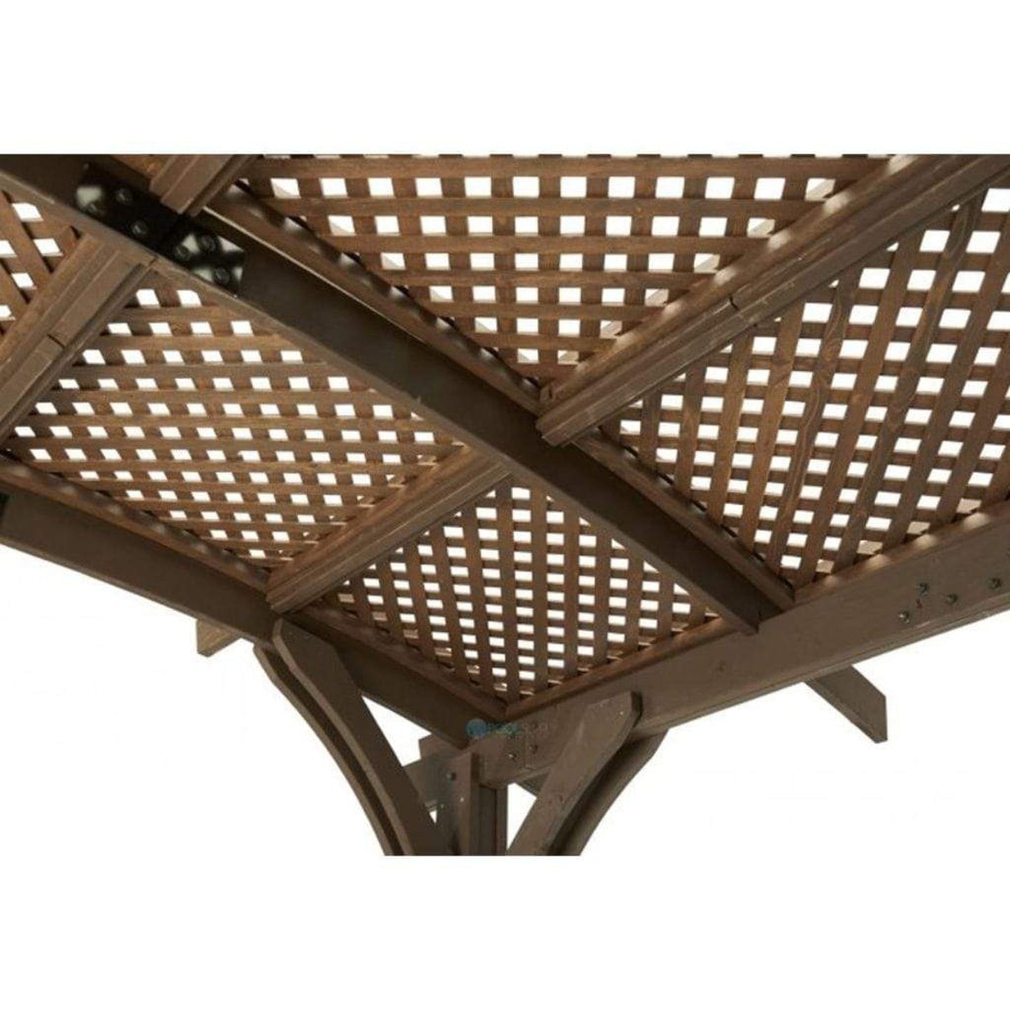 The Outdoor GreatRoom Company Wood Lattice for 16' x 16' Sonoma Arched Wood Pergola