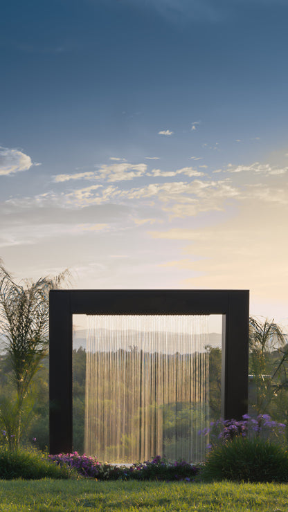 Paradise Fall -  Metal Powder Coat - LED Waterfall Feature by The Outdoor Plus