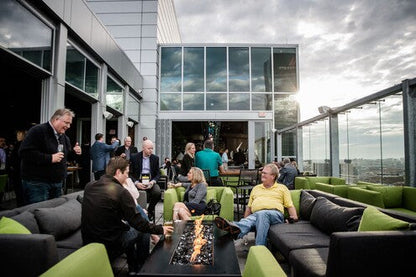 Del Mar Concrete Fire Pit by The Outdoor Plus - Free Cover Included