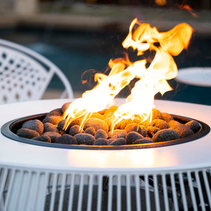 Cesto Fire Pit - Metal Powder Coat by The Outdoor Plus - Free Cover Included