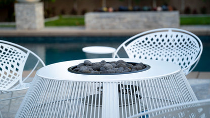 Cesto Fire Pit - Metal Powder Coat by The Outdoor Plus - Free Cover Included