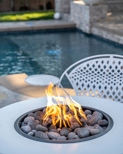 Cesto Fire Pit - Metal Powder Coat by The Outdoor Plus - Free Cover Included