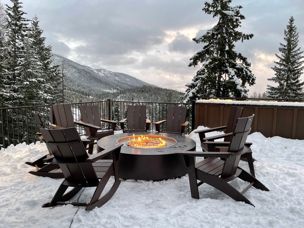 Unity Steel Fire Pit - 24" Tall by The Outdoor Plus - Free Cover Included