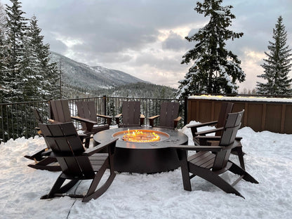 Unity Steel Fire Pit - 24" Tall by The Outdoor Plus - Free Cover Included
