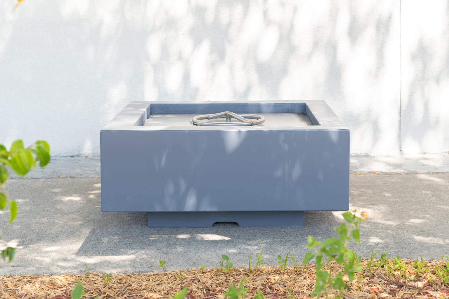 Cabo Square Concrete Fire Pit by The Outdoor Plus - Free Cover Included