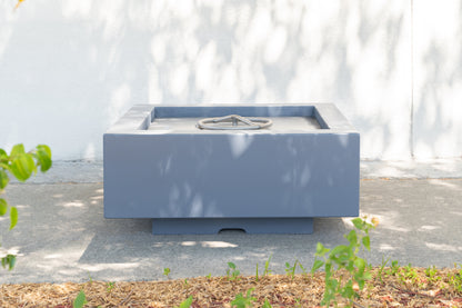 Cabo Square Concrete Fire Pit by The Outdoor Plus - Free Cover Included