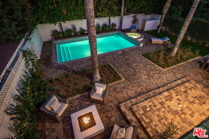 Cabo Square Concrete Fire Pit by The Outdoor Plus - Free Cover Included