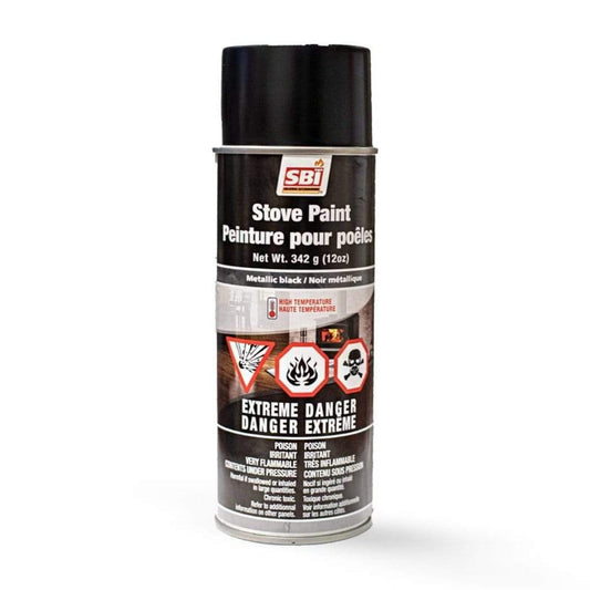 Valcourt 120oz Metallic Black Aerosol Stove Paint