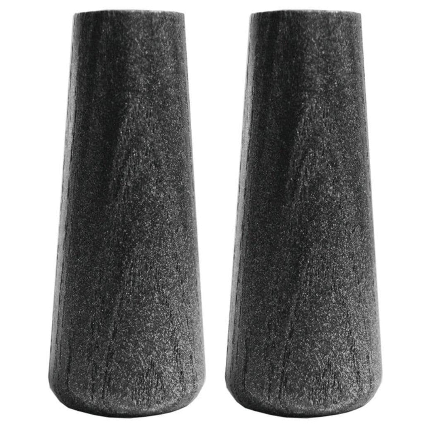 Valcourt Black Wood Handles Kit for Fireplace