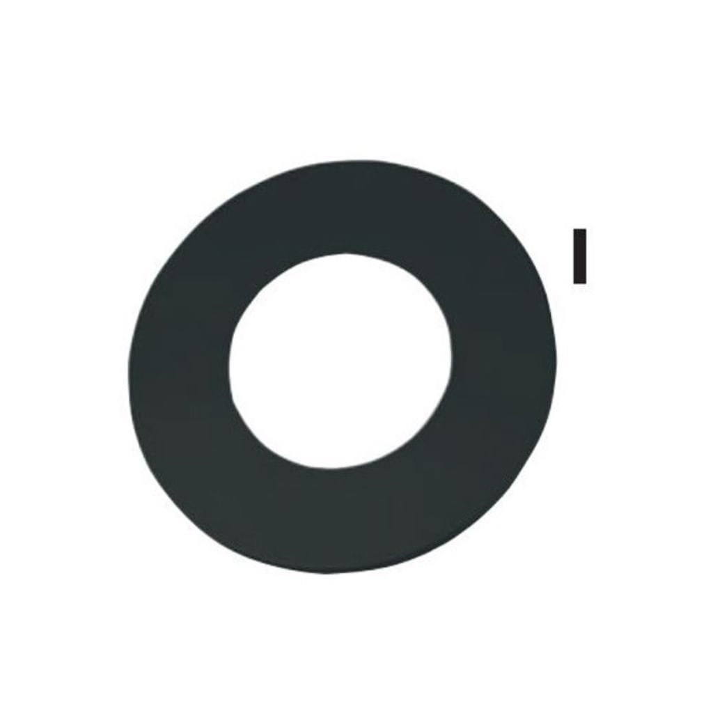 Ventis 6" Black Wall Trim Collar (Single-Wall Black Stove Pipe)