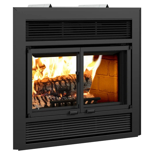 Ventis ME150 40" Black Wood Burning Fireplace