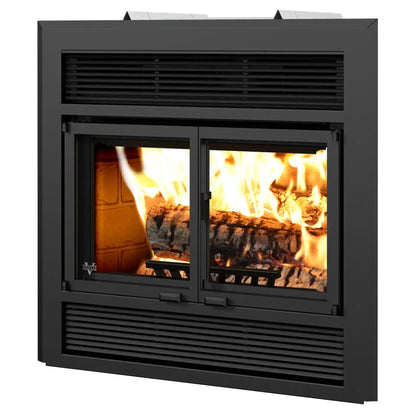 Ventis ME150 40" Black Wood Burning Fireplace