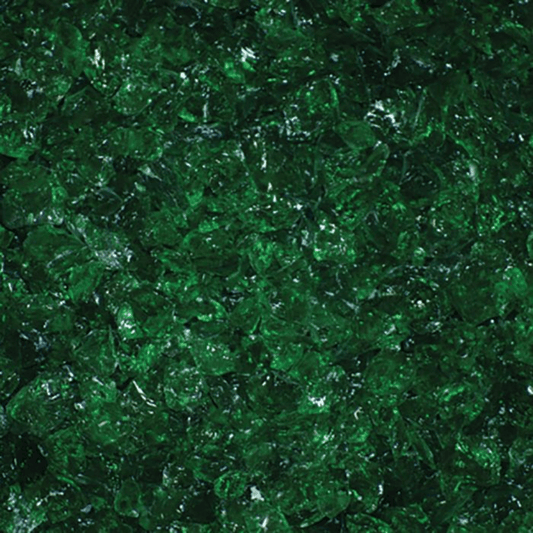 Warming Trends 10lb 3/4" CR Green 6 Fire Glass