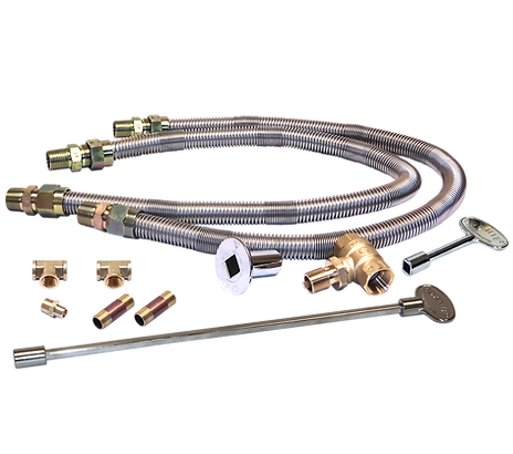 Warming Trends Dual Flex Line Kit for 250K BTU Burners and Above