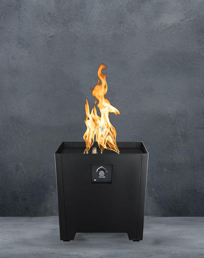 Warming Trends FireStorm Series II Black Portable Propane Gas Fire Pit