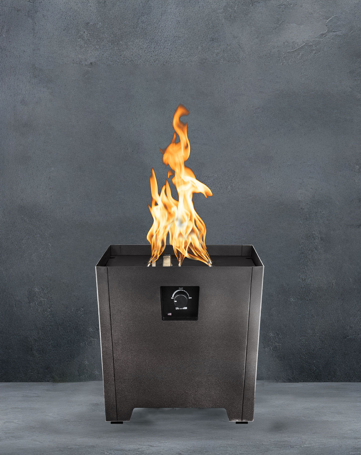 Warming Trends FireStorm Series II Gray Portable Propane Gas Fire Pit