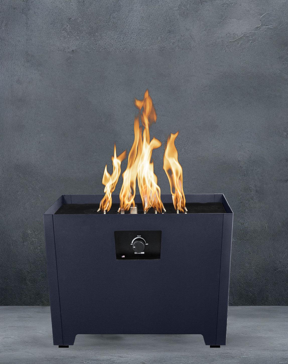 Warming Trends FireStorm Series III Blue Portable Propane Gas Fire Pit