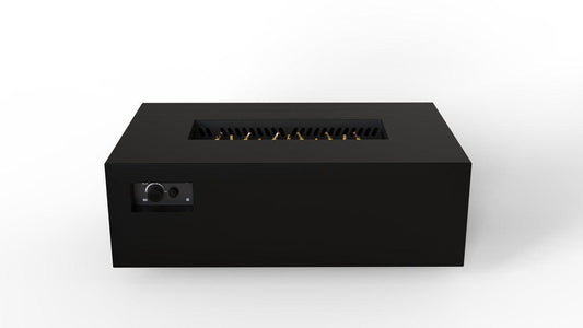 Warming Trends R48-Rectangle 48" x 30" x 18" Black Mercury Ignition Liquid Propane Fire Table