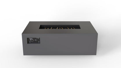 Warming Trends R48-Rectangle 48" x 30" x 18" Charcoal Mercury Ignition Liquid Propane Fire Table
