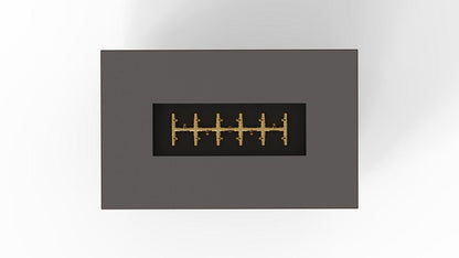 Warming Trends R48-Rectangle 48" x 30" x 18" Charcoal Mercury Ignition Liquid Propane Fire Table