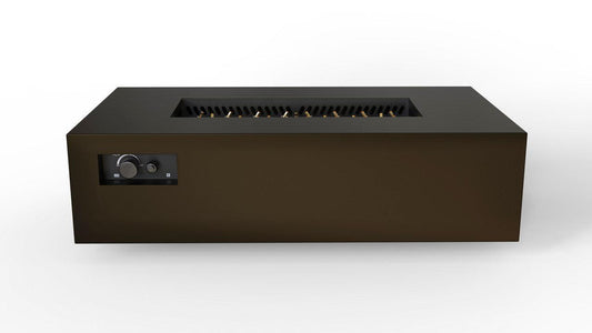Warming Trends R60-Rectangle 60" x 34" x 18" Bronze Mercury Ignition Liquid Propane Fire Table