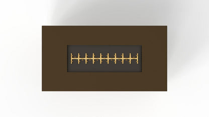 Warming Trends R72-Rectangle 72" x 38" x 18" Bronze Mercury Ignition Liquid Propane Fire Table