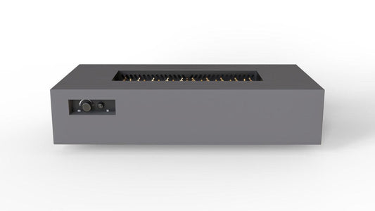 Warming Trends R72-Rectangle 72" x 38" x 18" Charcoal Mercury Ignition Liquid Propane Fire Table