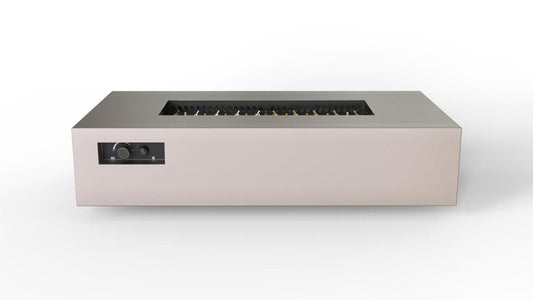 Warming Trends R72-Rectangle 72" x 38" x 18" Sand Pebble Mercury Ignition Liquid Propane Fire Table