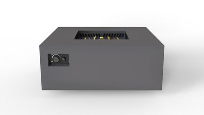 Warming Trends S40-Square 40" x 40" x 18" Charcoal Mercury Ignition Liquid Propane Fire Table