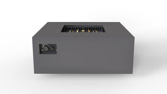 Warming Trends S40-Square 40" x 40" x 18" Charcoal Mercury Ignition Liquid Propane Fire Table
