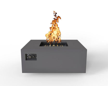 Warming Trends S40-Square 40" x 40" x 18" Charcoal Mercury Ignition Liquid Propane Fire Table