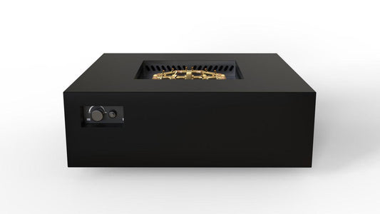 Warming Trends S48-Square 48" x 48" x 18" Black Mercury Ignition Liquid Propane Fire Table