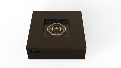 Warming Trends S48-Square 48" x 48" x 18" Bronze Platinum Ignition Liquid Propane Fire Table