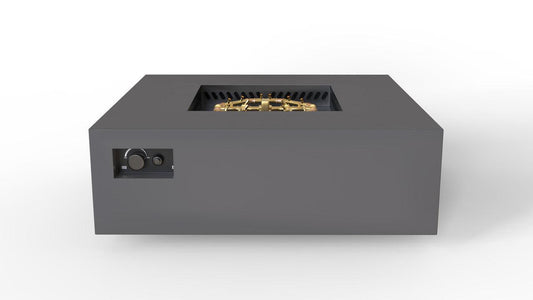 Warming Trends S48-Square 48" x 48" x 18" Charcoal Mercury Ignition Liquid Propane Fire Table
