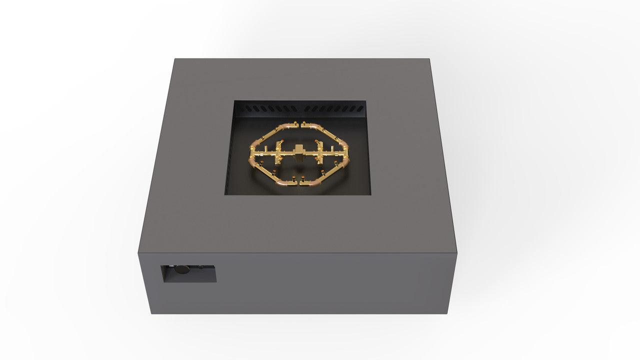 Warming Trends S48-Square 48" x 48" x 18" Charcoal Mercury Ignition Liquid Propane Fire Table
