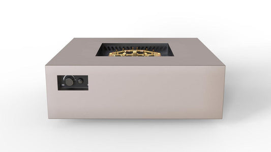 Warming Trends S48-Square 48" x 48" x 18" Sand Pebble Mercury Ignition Liquid Propane Fire Table