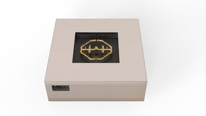 Warming Trends S48-Square 48" x 48" x 18" Sand Pebble Mercury Ignition Liquid Propane Fire Table