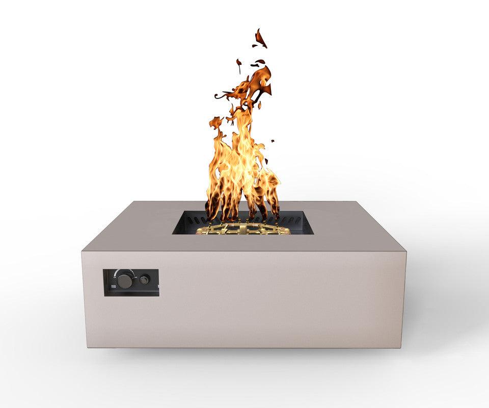 Warming Trends S48-Square 48" x 48" x 18" Sand Pebble Mercury Ignition Liquid Propane Fire Table
