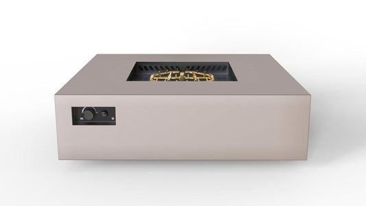 Warming Trends S56-Square 56" x 56" x 18" Sand Pebble Mercury Ignition Liquid Propane Fire Table